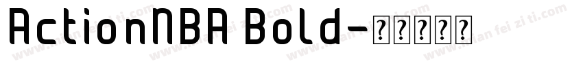 ActionNBA Bold字体转换